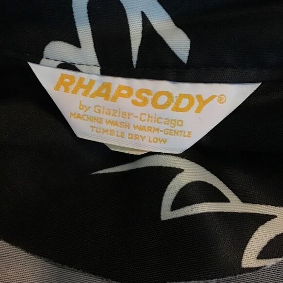 Vintage lounge robe half zip front kiss‎ print mumu - Picture 7 of 7